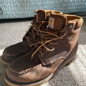 Carhartt 6 inch work boots, soft toe
